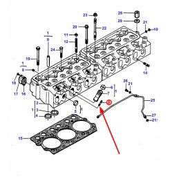 V546901435 kaiščių varžtas m8 x 40