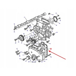 4224612m1 paskirstymo dangtelio tarpiklis