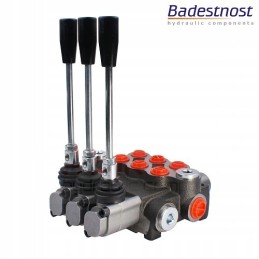 3 sekcijų hidraulinis skirstytuvas, 40l, skląstis