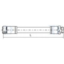 Hidraulinės žarnos kabelis AB DN10 M18 D 400 330bar