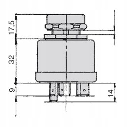 Uždegimo jungiklis Renault Ceres Temis 7700029626 Cobo