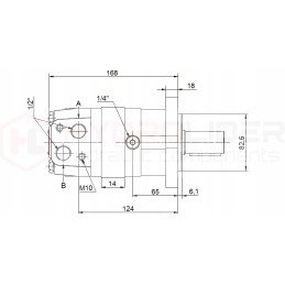 Hidraulinis variklis sms 80 o4w32 hidrolideris