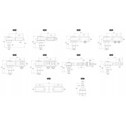 Rutulinis šarnyras dėklui ih 2130 2140 433 533