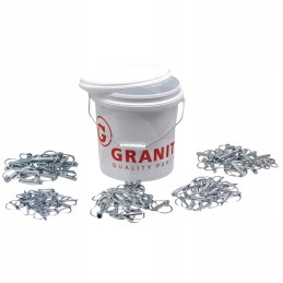 Smeigtukų rinkinys, 100 vnt, granitas