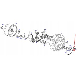 X456900005000 kabelio laikiklis