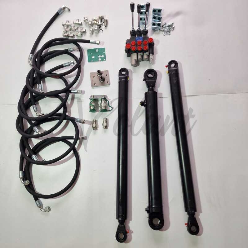 Skirstytuvas C 330 apsisukimų, 3 sekcijų kaušinis keltuvas