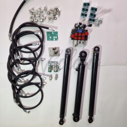 Skirstytuvas C 330 apsisukimų, 3 sekcijų kaušinis keltuvas