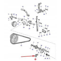 La322041150 diržo įtempiklio laikiklis