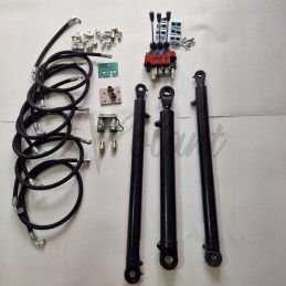 C330 skirstytuvas, 3 sekcijų, rinkinys apvalioms pavaroms