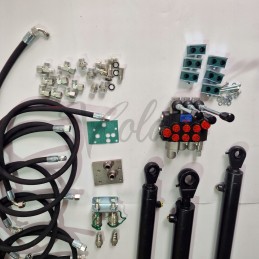 C330 skirstytuvas, 3 sekcijų, rinkinys apvalioms pavaroms