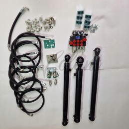 C330 skirstytuvas, 3 sekcijų, rinkinys apvalioms pavaroms