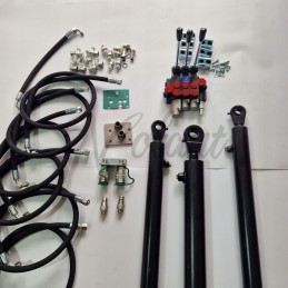 C 330 skirstytuvas apvaliam 3 sekcijų kaušiniam keltuvui