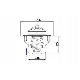 Deutz termostatas 0 007 1258 3 Polmo 0 007 1258 3 20