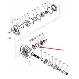 4300026m1 diferencialo pavaros atstumas