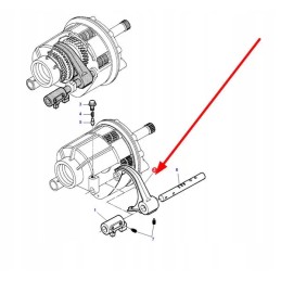 3714925m1 reduktoriaus šakė