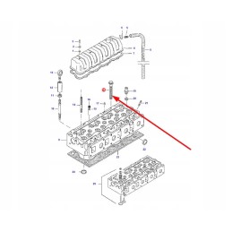 V836859104 cilindro galvutės varžtas, m12 x 140