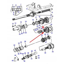 3304944m1 adatinis ritininis guolis kbk45 x 52 x 20
