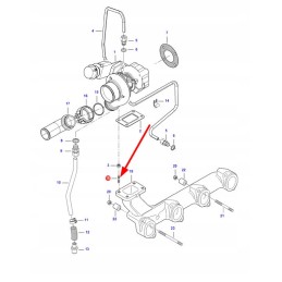 V546801380 laiko dangtelio kaištis m8 x 20