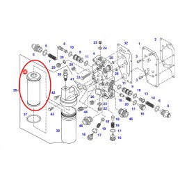V3072046 agro hytos vairavimo hidraulinės alyvos filtras
