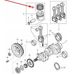 V836640078 stūmoklių žiedai