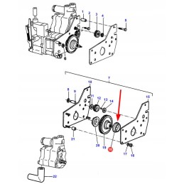 1661237m1 hidraulinio siurblio įvorė