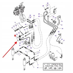 4270220m1 kištukas hidraulinėms linijoms