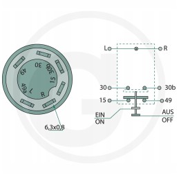 Renault Ceres Deutz priekinės pavaros jungiklis