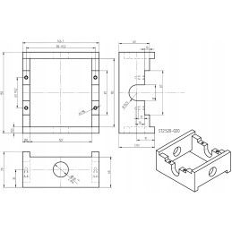 Hidraulinio cilindro variklis, eiga 520 d, 35 tvirtinimai