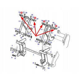 X453914402000 krautuvo svirties poveržlė