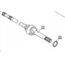 Polosi sandariklis Manitou stebulės reduktoryje 704620