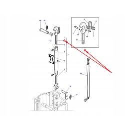 3900111m92 viršutinės jungties kablys