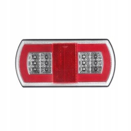 LED galinis kombinuotas žibintas, kairysis, 4 funkcijos, 27 LED