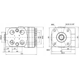 Orbitrol 80 150n2150 volelis 40 kubota mini traktorius