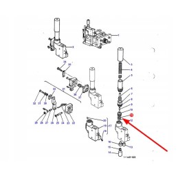 361163x1 hidraulinio siurblio vožtuvo poveržlė