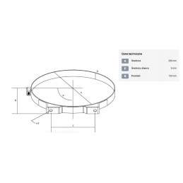 Donaldson P780594 tvirtinimo spaustukas