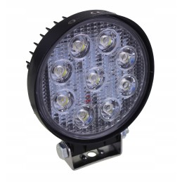 Ovali LED darbo lempa 9 LED prožektorius 12 24v