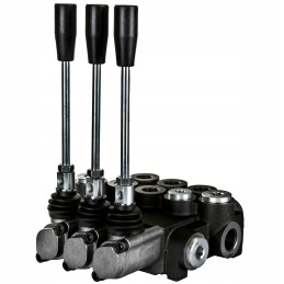 3 sekcijų skirstytuvas, 40l, su stūmoklio dalimi