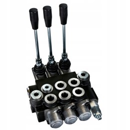 3 sekcijų skirstytuvas, 40l, su stūmoklio dalimi