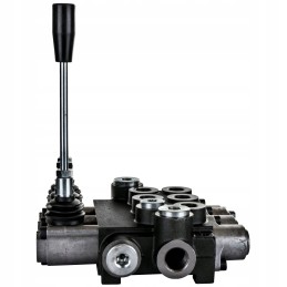 3 sekcijų skirstytuvas, 40l, su stūmoklio dalimi