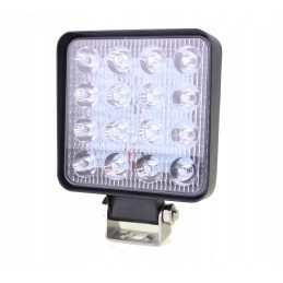 LED darbo lempa 16 led halogeninis 48w 10 30v ce r10