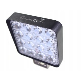 LED darbo lempa 16 led halogeninis 48w 10 30v ce r10