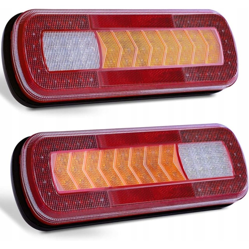 LED galiniai žibintai puspriekabė priekaba vilkikas d tech