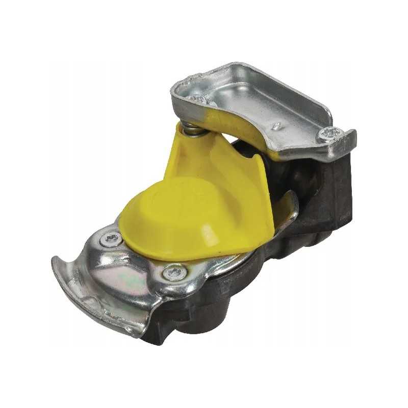 Automatinė pneumatinė jungtis m22x1 5 geltona