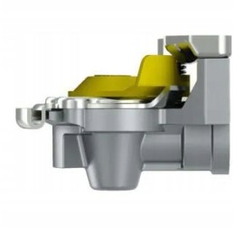 Automatinė pneumatinė jungtis m22x1 5 geltona