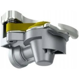 Automatinė pneumatinė jungtis m22x1 5 geltona