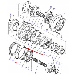 359130x1 dynashift pavarų dėžės sandarinimo žiedas 221 84 x 3 53