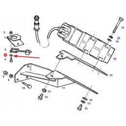 X450002401000 radaro jutiklio padėklas