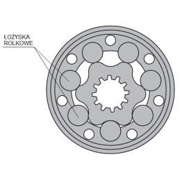 Hidraulinis variklis mr 160 cd o2 wc32 375 aps./min