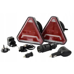 LED apšvietimo lempų rinkinys magnetinis trikampis wi fi