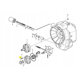 Alyvos siurblio veleno sandariklis volvo bl71 cva